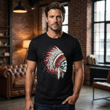 T-shirt Coton Crâne indien