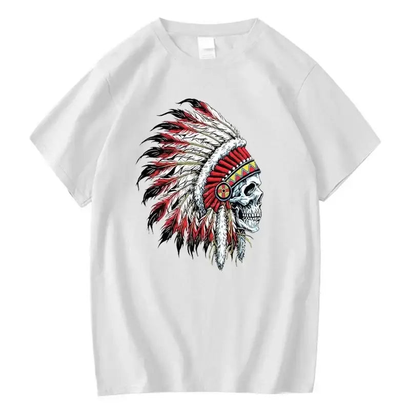 T-shirt Coton Crâne indien