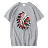T-shirt Coton Crâne indien
