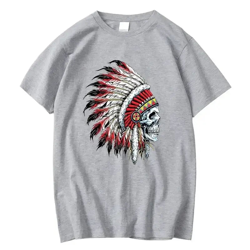 T-shirt Coton Crâne indien