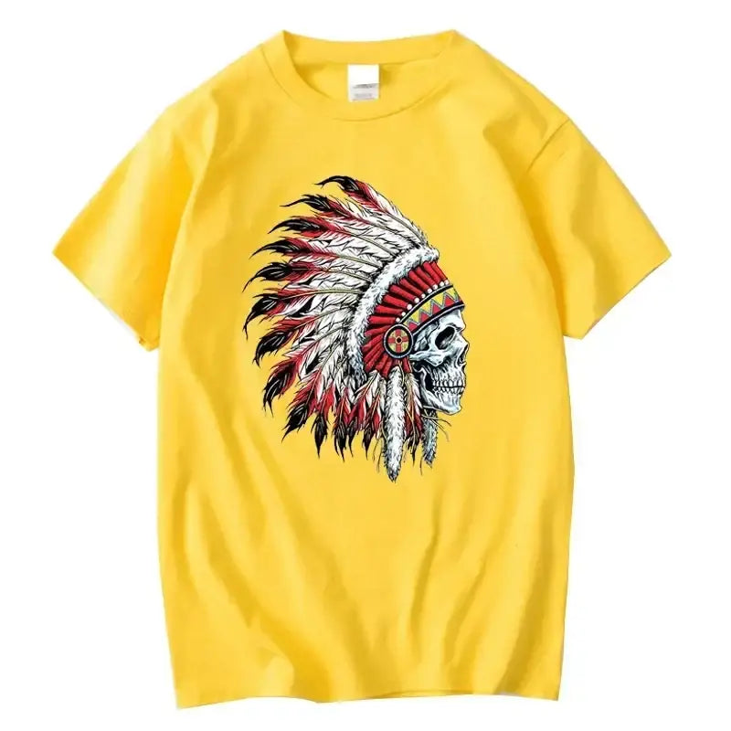 T-shirt Coton Crâne indien