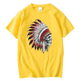 T-shirt Coton Crâne indien