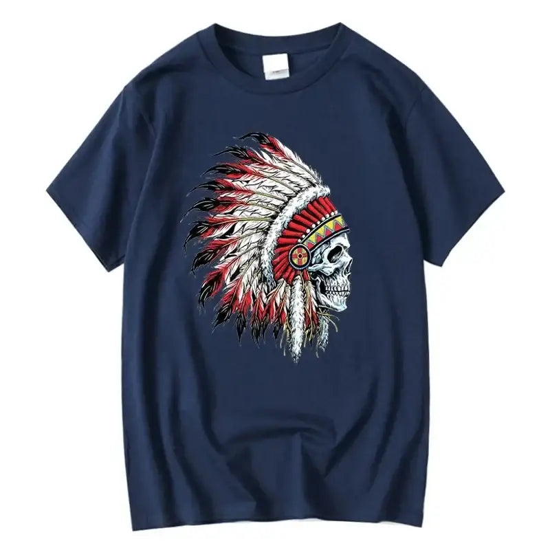 T-shirt Coton Crâne indien