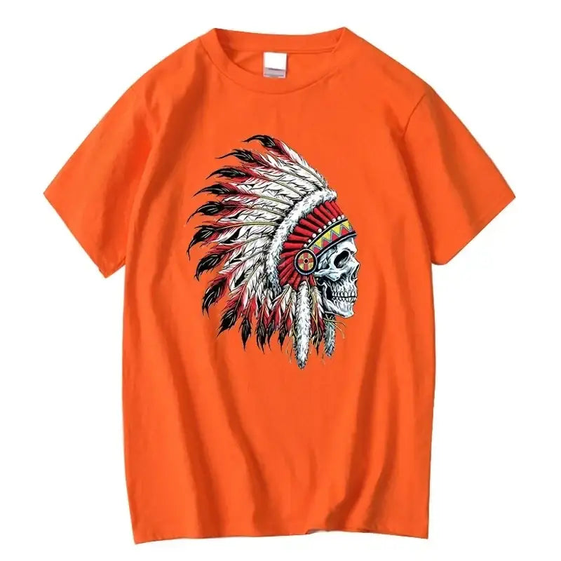 T-shirt Coton Crâne indien
