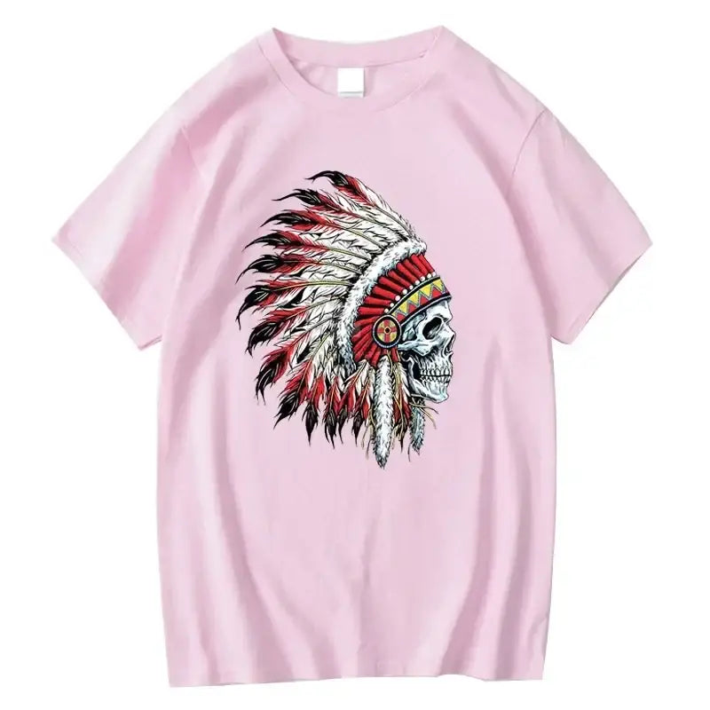 T-shirt Coton Crâne indien