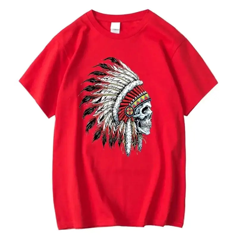 T-shirt Coton Crâne indien