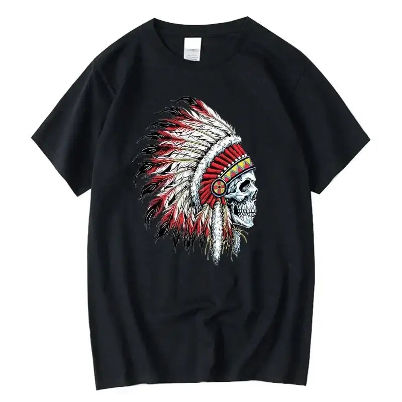 T-shirt Coton Crâne indien