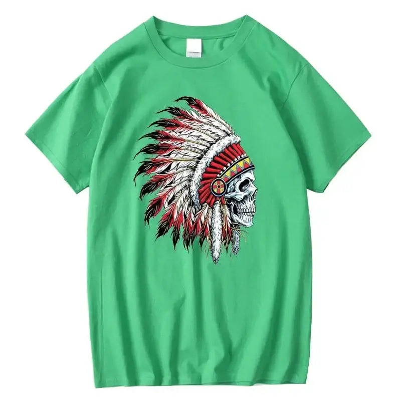T-shirt Coton Crâne indien