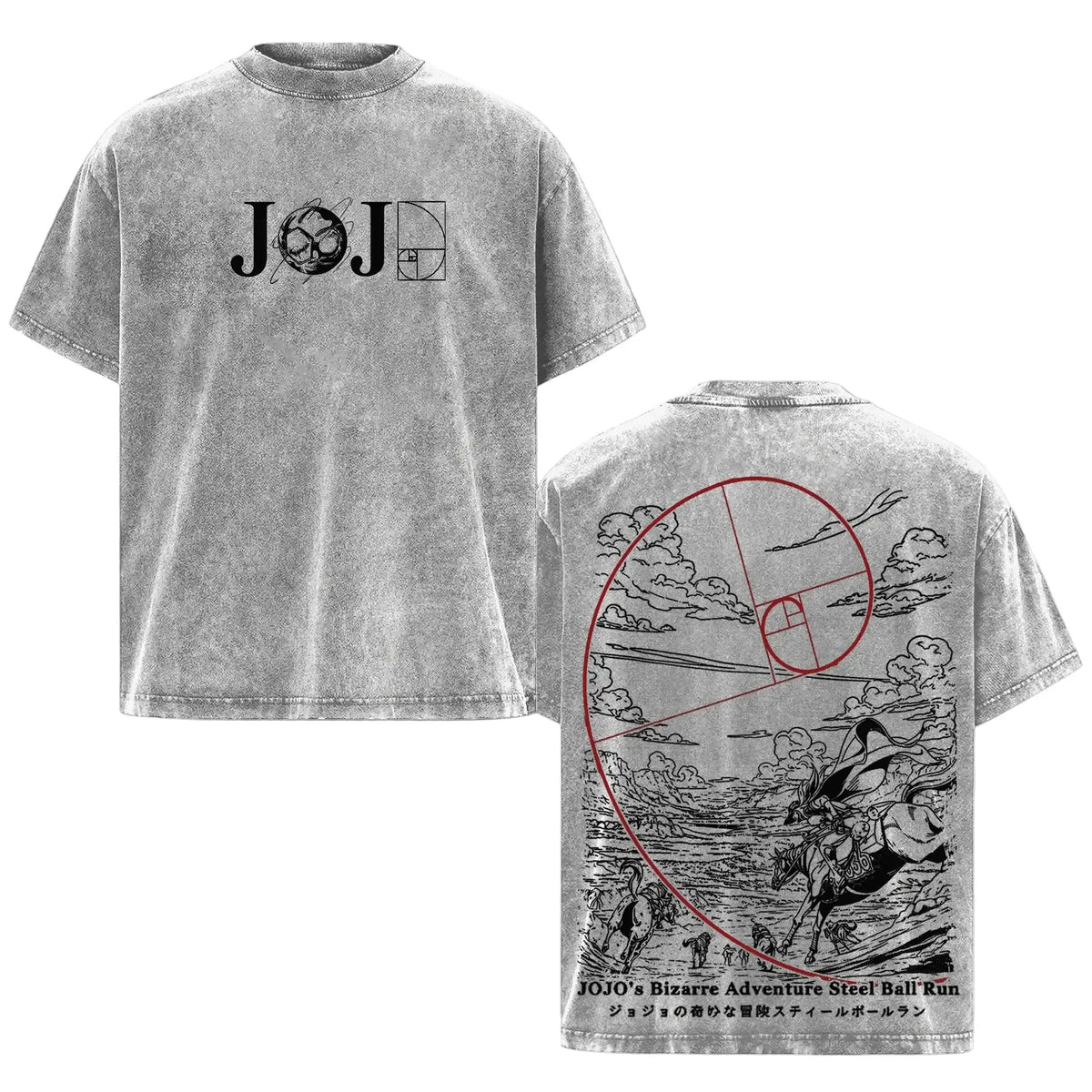 T-shirt JoJo's Bizarre Adventure en coton