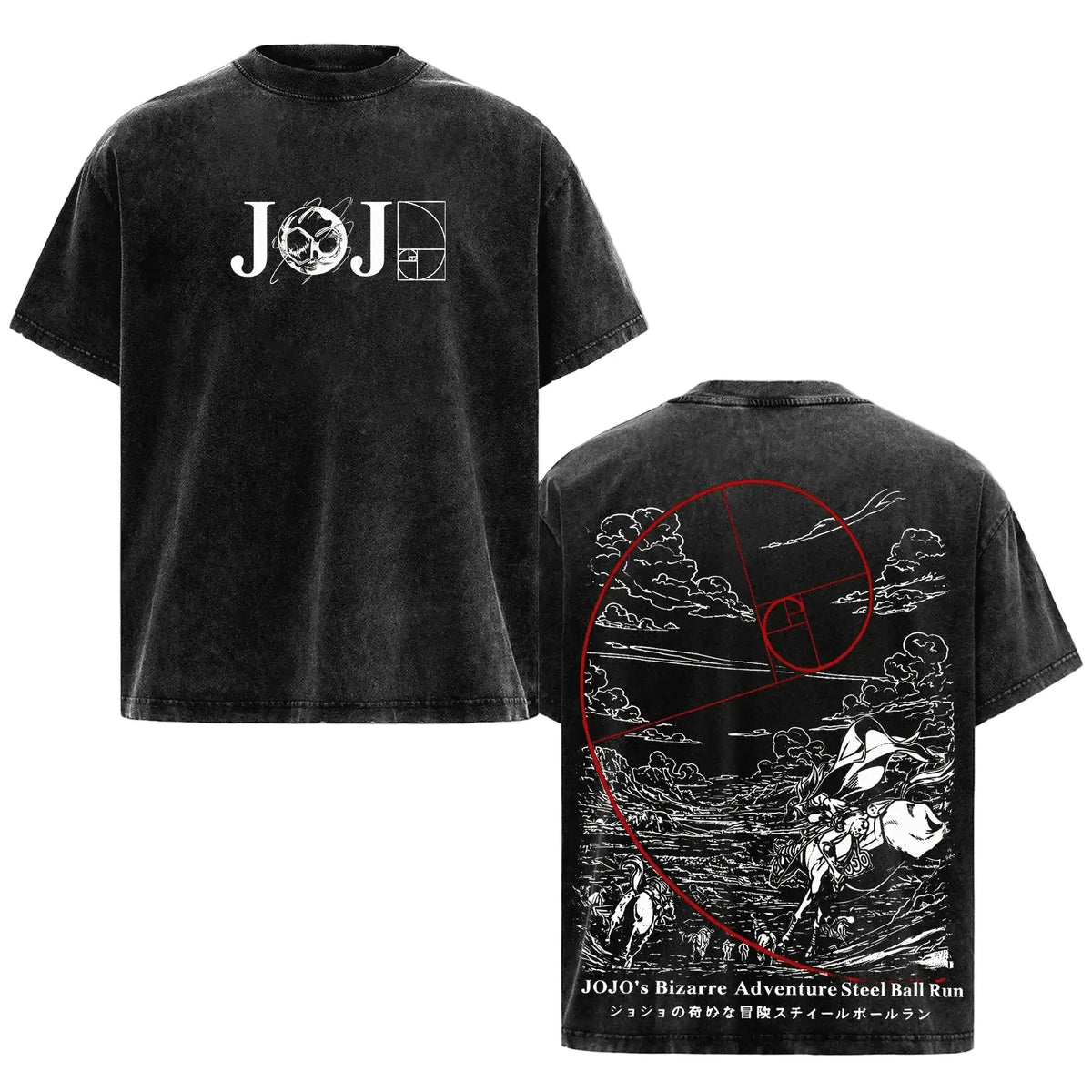 T-shirt JoJo's Bizarre Adventure en coton