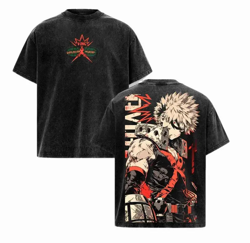 T-shirt Anime Katsuki Bakugo