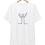 T-shirt La Linea cartoon vintage unisexe