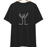 T-shirt La Linea cartoon vintage unisexe