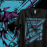 T-shirt Noir Anime Chainsawman