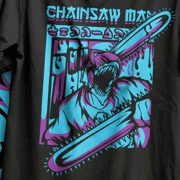 T-shirt Noir Anime Chainsawman