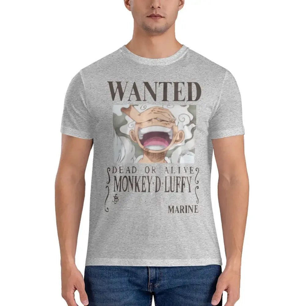 T-Shirt One Piece Wanted Monkey D. Luffy Nika