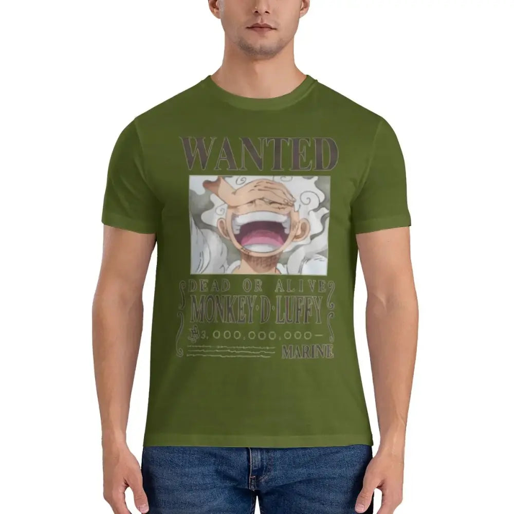 T-Shirt One Piece Wanted Monkey D. Luffy Nika