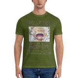 T-Shirt One Piece Wanted Monkey D. Luffy Nika
