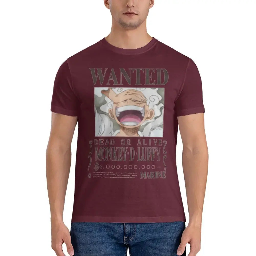 T-Shirt One Piece Wanted Monkey D. Luffy Nika