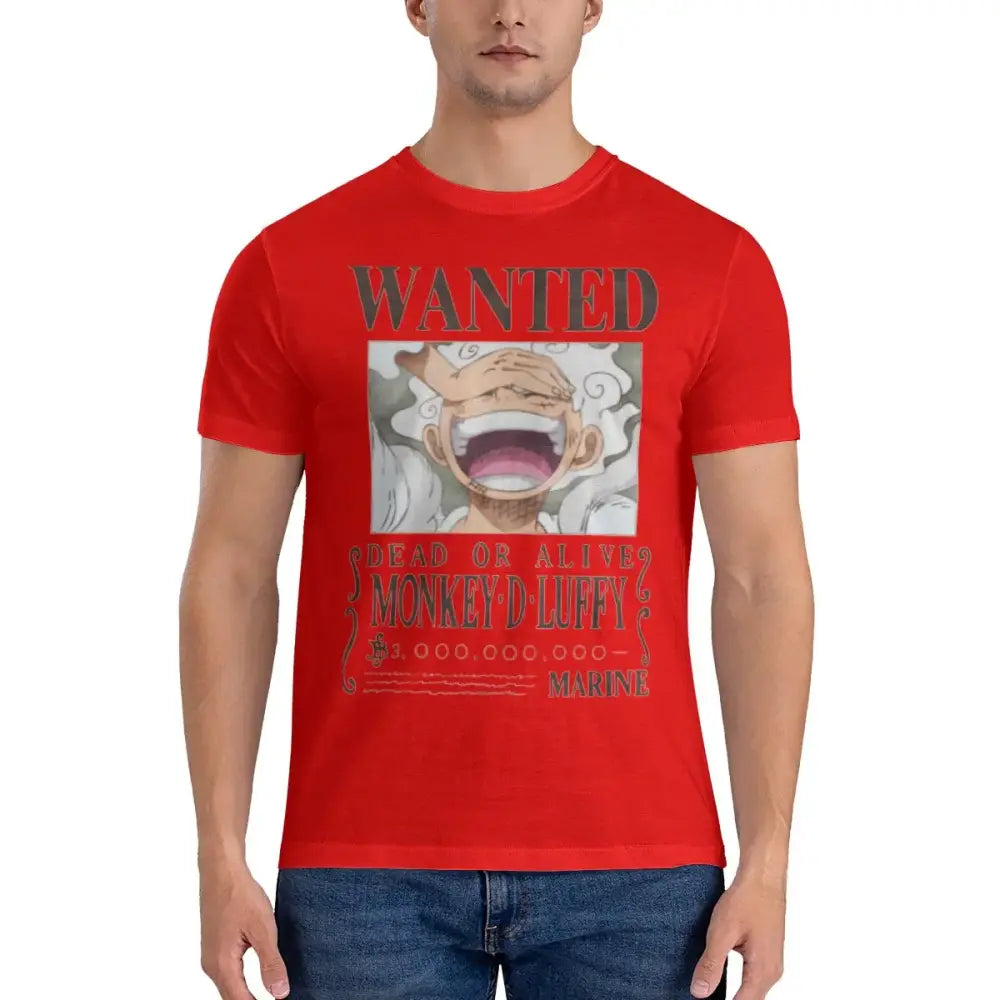 T-Shirt One Piece Wanted Monkey D. Luffy Nika