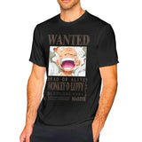 T-Shirt One Piece Wanted Monkey D. Luffy Nika