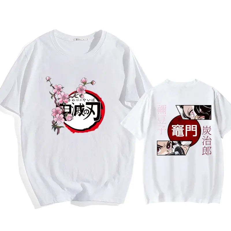 T-Shirt Oversized Nezuko & Tanjiro Kamado Demon Slayer