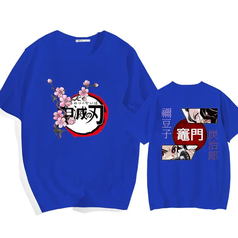 T-Shirt Oversized Nezuko & Tanjiro Kamado Demon Slayer