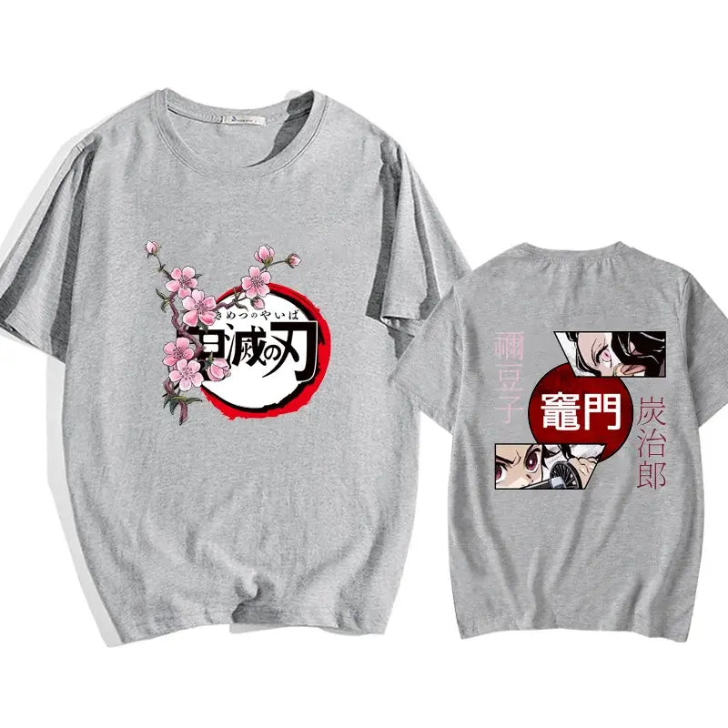 T-Shirt Oversized Nezuko & Tanjiro Kamado Demon Slayer