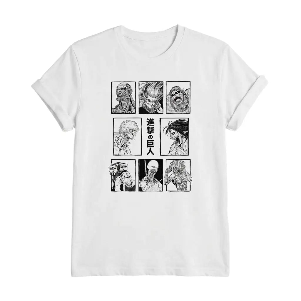 T-shirt Titans Attack anime
