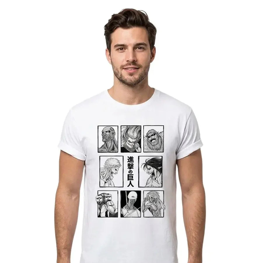 T-shirt Titans Attack anime