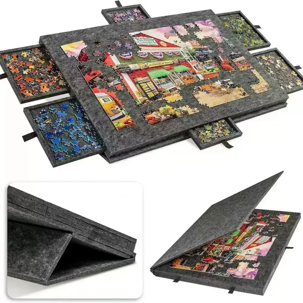 Table de rangement pour puzzles