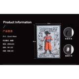 Tableau 3D Led avec figurine Goku Décoration Dragon Ball Z
