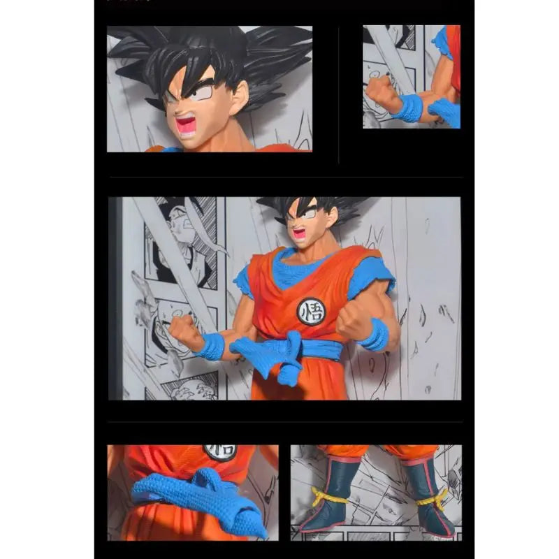 Tableau 3D Led avec figurine Goku Décoration Dragon Ball Z