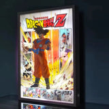 Tableau 3D Led avec figurine Goku Décoration Dragon Ball Z