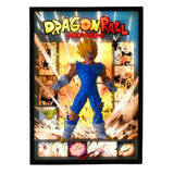 Tableau 3D Led avec Figurine Vegeta Super Saiyan Décoration Dragon Ball Z