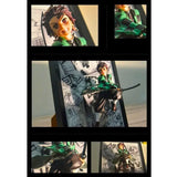 Tableau 3D Led Demon Slayer avec Figurine Tanjirô Kamado Décoration Demon Slayer