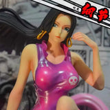 Tableau 3D Led One Piece avec Figurine Boa Hancock Décoration One Piece