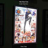 Tableau 3D Led One Piece avec Figurine Trafalgar Law Décoration One Piece