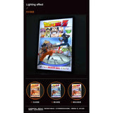 Tableau led 3D DBZ avec Figurine Goku vs Vegeta Décoration Dragon Ball Z