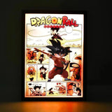 Tableau Led Dragon Ball avec figurine Goku enfant Décoration Canvas Dragon Ball