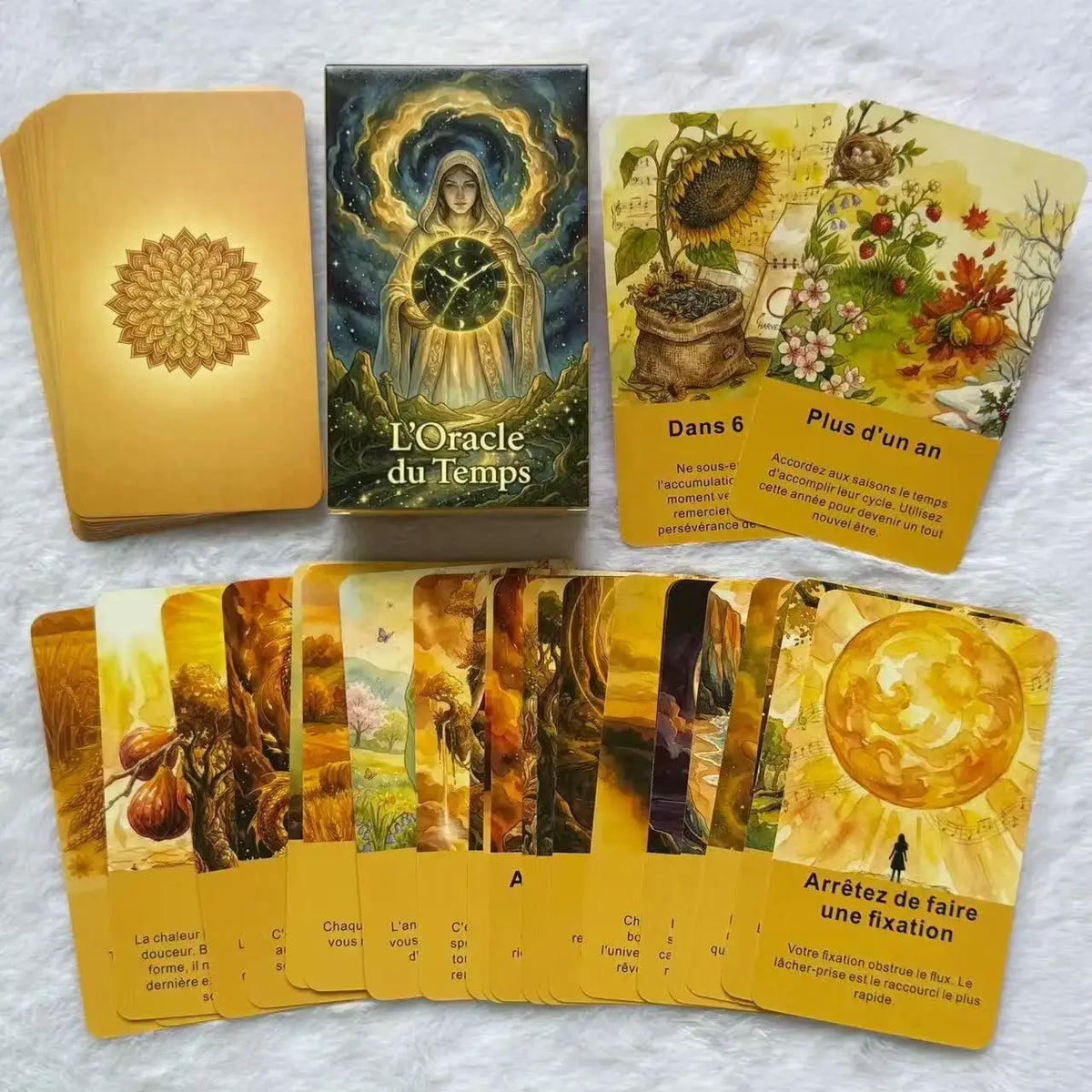 Cartes Tarot Français Oracle du temps