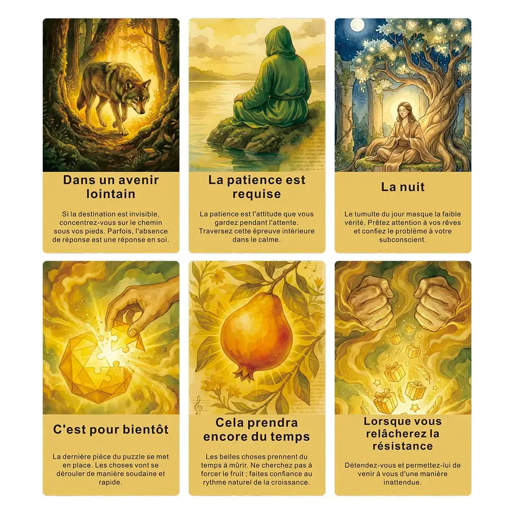 Cartes Tarot Français Oracle du temps