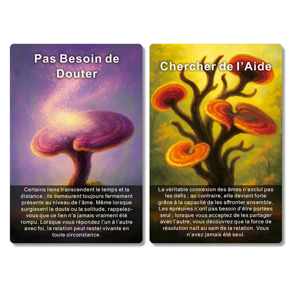 Cartes Tarot Français Sagesse des Champignons