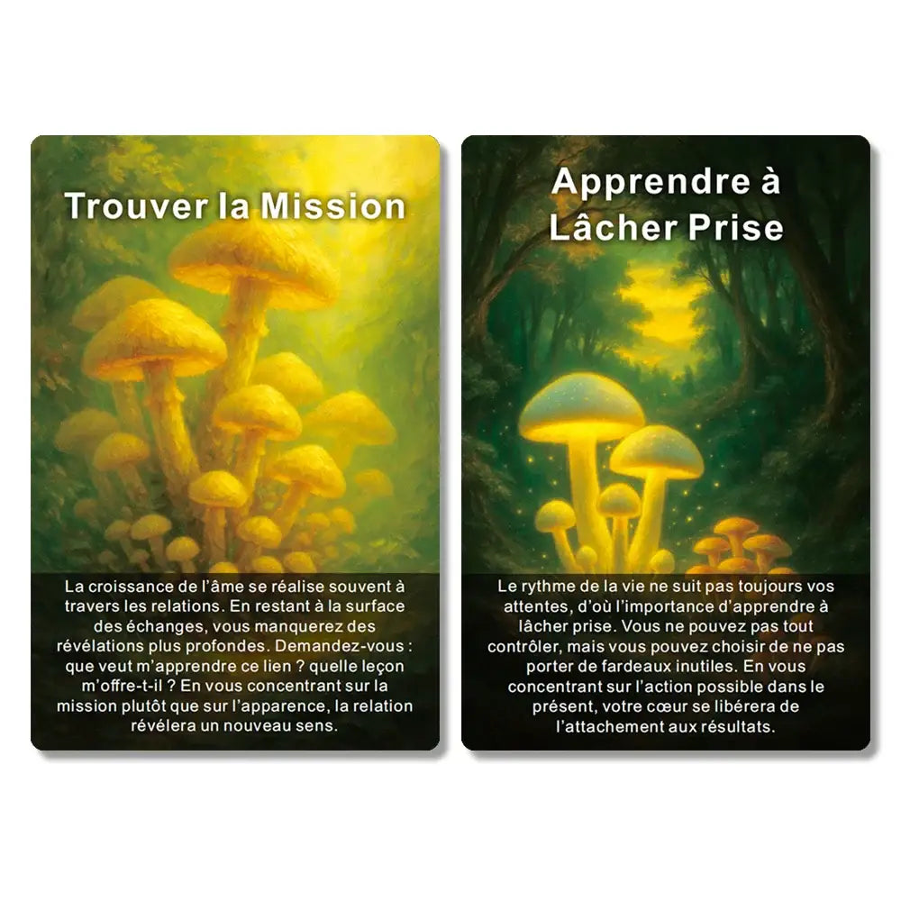 Cartes Tarot Français Sagesse des Champignons
