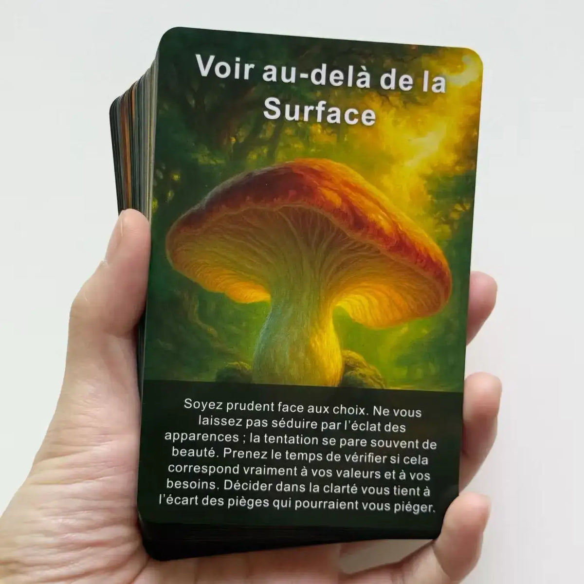 Cartes Tarot Français Sagesse des Champignons