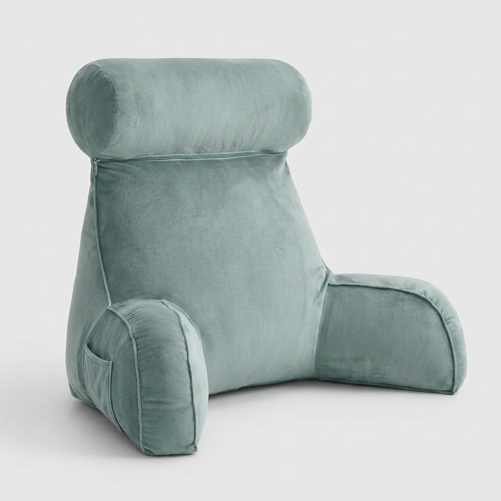 Coussin de lecture avec accoudoirs