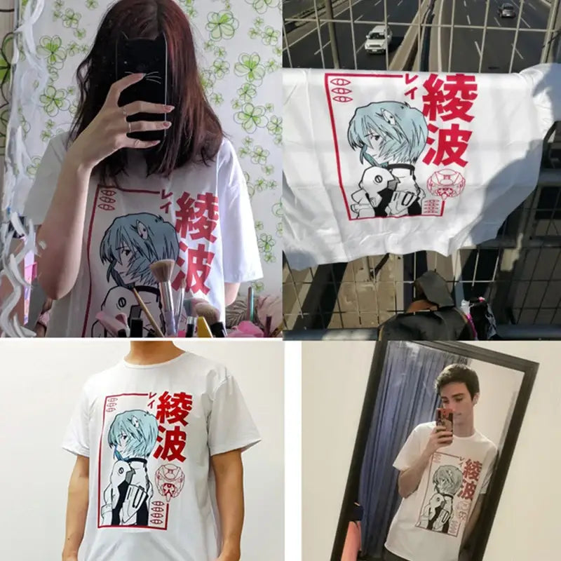 Tee Shirt Rei Ayanami Yui Ikari