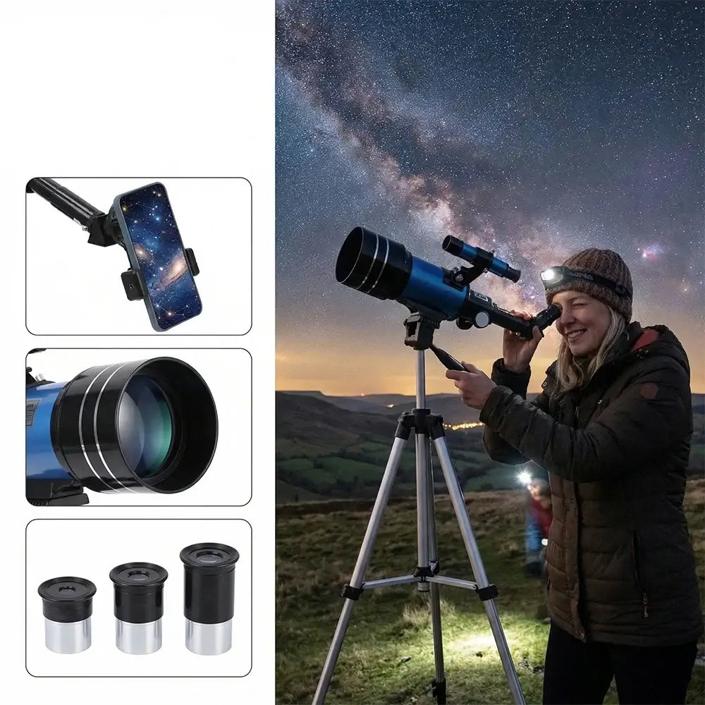 Télescope Réfracteur 70 mm Pour Débutants