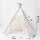 Tipi enfant blanc crème
