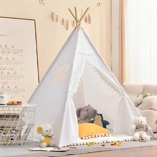 Tipi enfant blanc crème